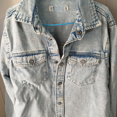 Boys' denim jacket size 8-9 used, blue