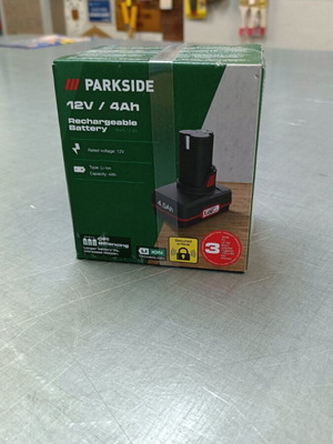 PARKSIDE Rechargeable Battery 12V 4Ah New, Compatible with X 12 V TEAM
