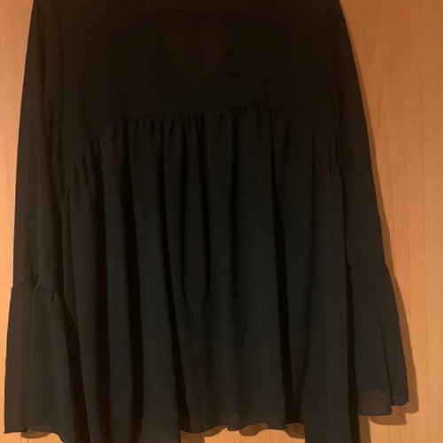 Black blouse one size like new