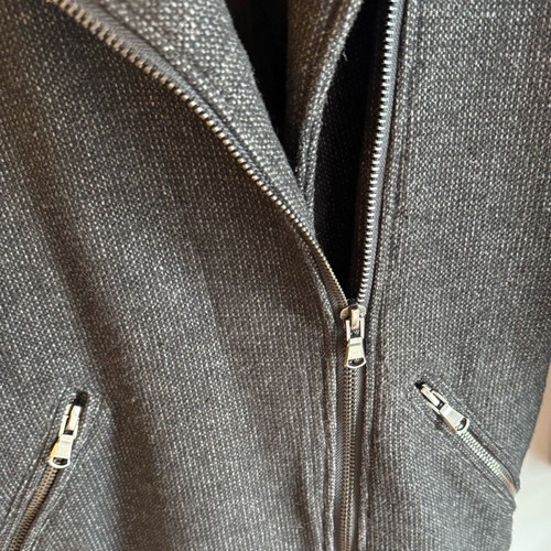 Jennyfer coat size S gray like new straight cut