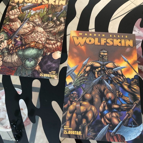 Wolfskin 1,3 set of 2 comics new Warren Ellis Avatar Comics