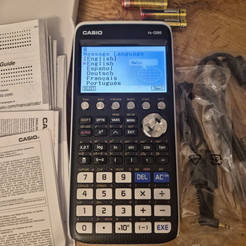 Casio fx-CG50 graphing calculator with color display