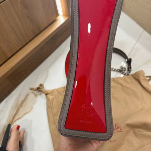 Christian Louboutin Rubylou Medium Bag New With Tags, Grey