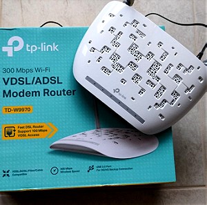 TP-LINK TD-W9970 v4 VDSL2 Ασύρματο Modem Router WiFi 4 με 4 Θύρες Ethernet