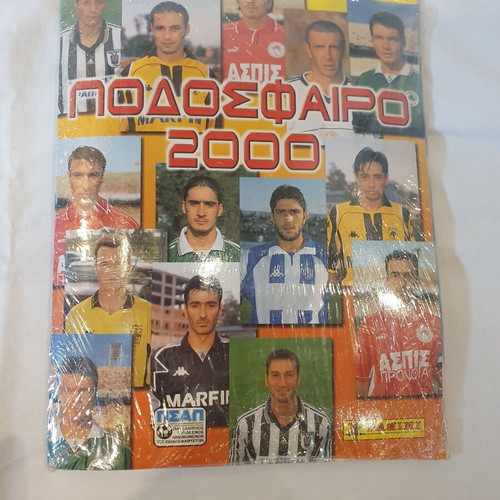 Panini Football 2000 sticker album, factory sealed