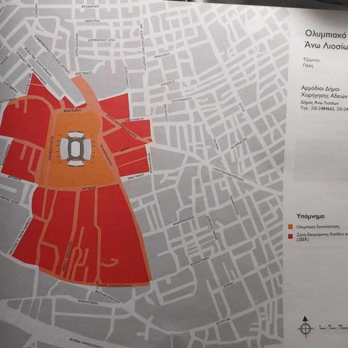 Authentic booklet Traffic regulations for the 2004 Olympic Games like new