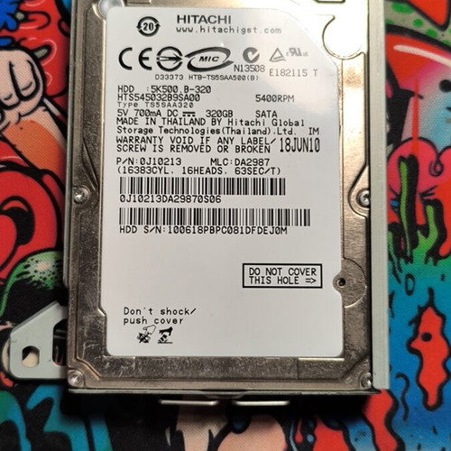 Hitachi 320GB HDD for PS3 Slim