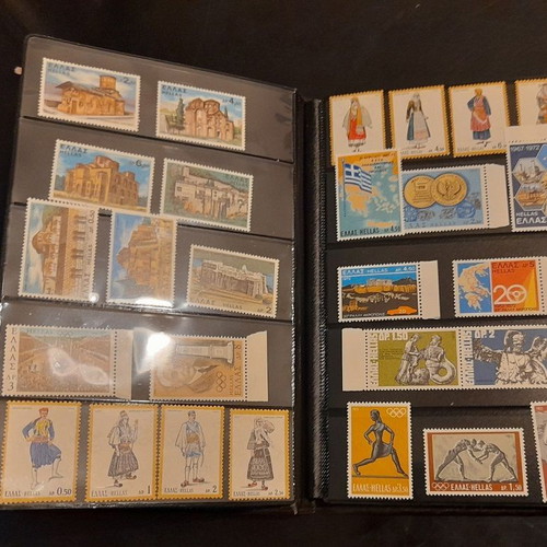 Greek stamp collection 1970-1973 new, 100 complete series
