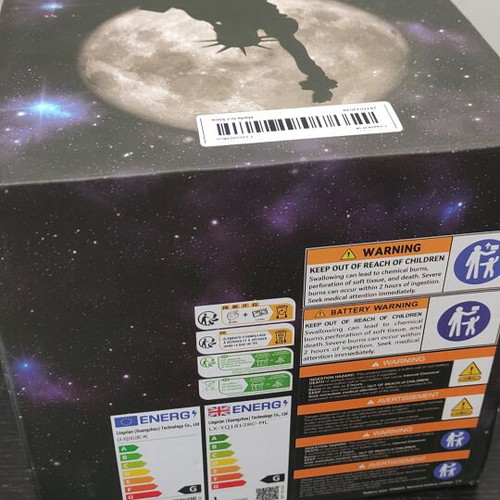 Rechargeable LED moon lamp