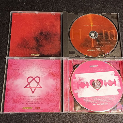 HIM Complete Discography 8 CDs 1997-2013 Box Set with Singles and DVD used