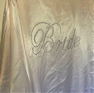 Bride Robe with Belt Size M
