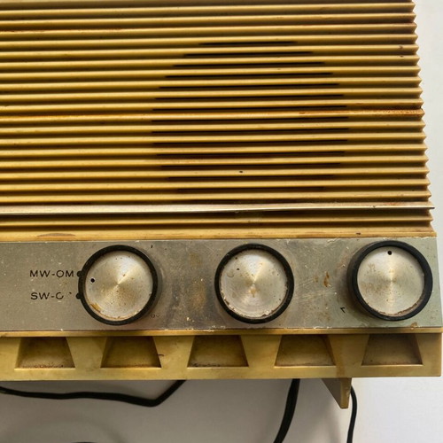 Philips B2X45U/62G vintage tube radio used, mid-century Holland-made