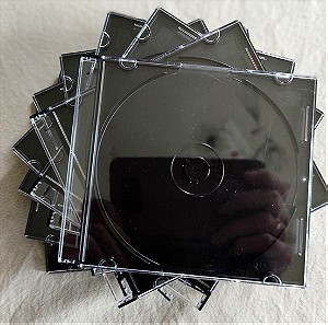10 (ΔΕΚΑ) ΆΔΕΙΕΣ ΘΗΚΕΣ CD SLIM CASE ΛΕΠΤΕΣ - ΑΧΡΗΣΙΜΟΠΟΙΗΤΕΣ
