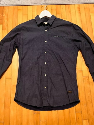 Scotch & Soda shirt blue light polka dot new size M