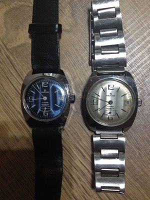 Farian watches used, pack of 2, from 1970s