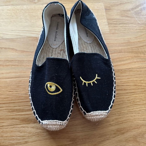 Tienda Soludos Evil Eye espadrilles black size 37 new