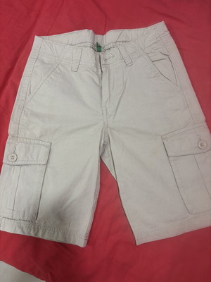 Benetton kids shorts beige size 140 cm like new