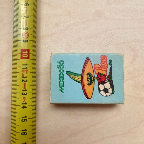 Mundial Mexico 86 Vintage Matchbox Like New Greek Production