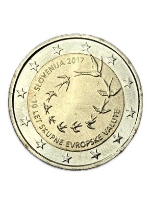 Slovenian 2 Euro Coin 2017 UNC from Roll