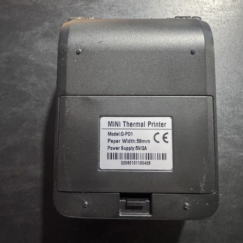 Wireless Portable Rechargeable Receipt Printer and NFC Card Scanner POS like new