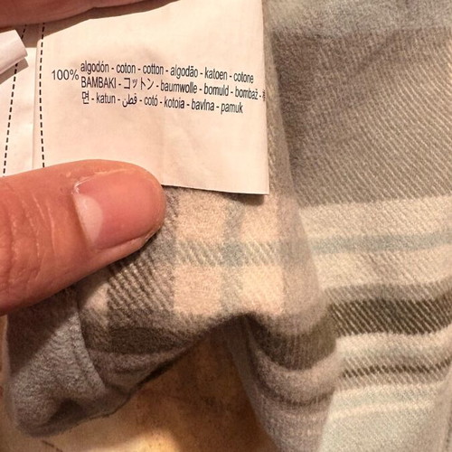 Zara Overshirt shirt L plaid, 100% cotton, like new