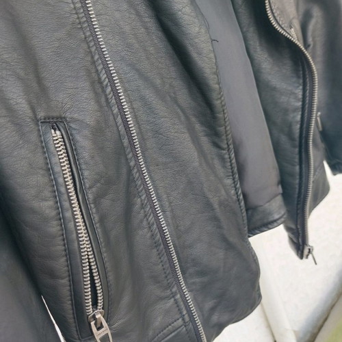 Jacket black Zara faux leather new, 140cm 9-10 years boys