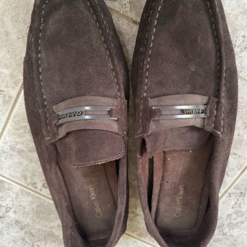 Calvin Klein sport shoes size 45, natural suede, like new