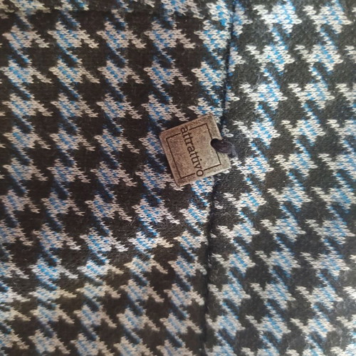 Attrattivo mini winter skirt like new, gray checkered