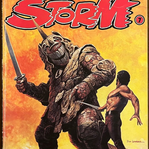 Storm No.7 comic used, STAR COMICS edition in Greek