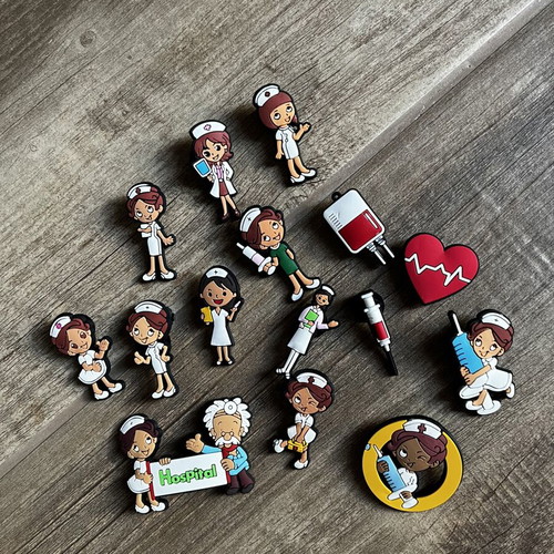 Crocs charms medical new, set as shown