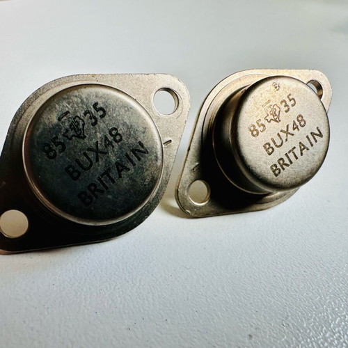 Texas Instruments BUX48 transistor vintage, 2 pieces, new
