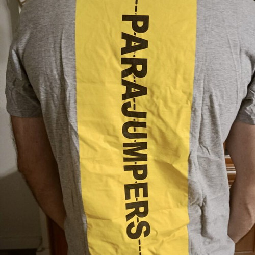 Parajumpers t-shirt like new, gray, size large