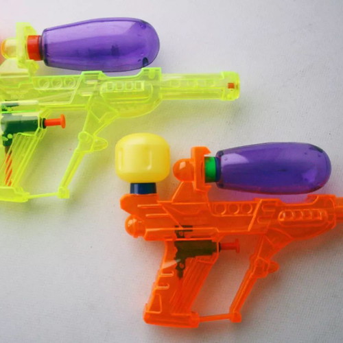 Old water guns 22cm from 1990s, set of 2