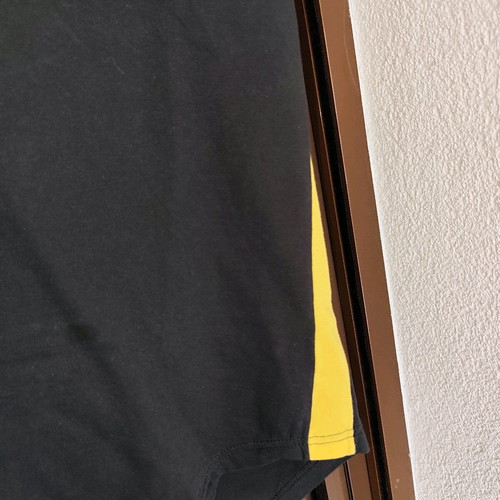 Noshame men's t-shirt like new, size S, black with yellow details
