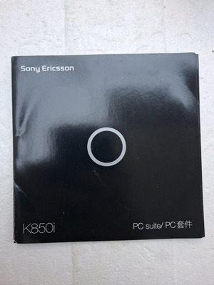 Sony Ericsson K850i PC suite unused