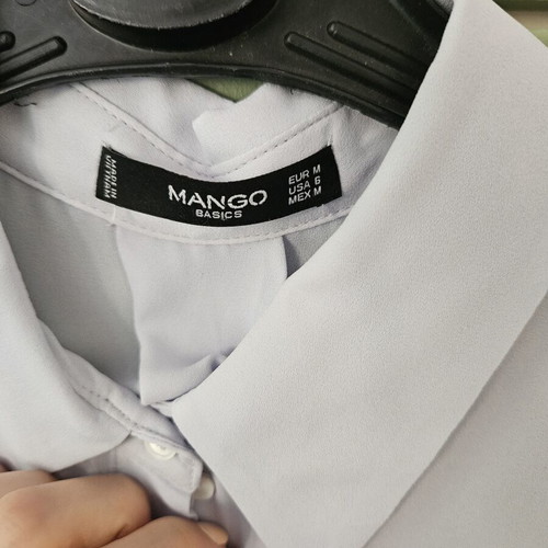 Mango women's shirt size M used, blue, loose fit