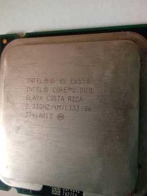 Intel Core 2 DUO E6550 '07 used with heatsink