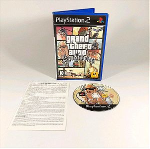 Grand Theft Auto San Andreas PS2 Playstation