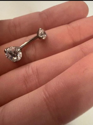 Belly Ring New Stainless Steel Silver