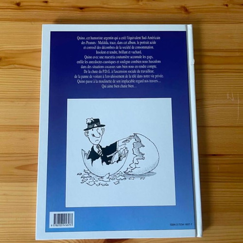 Quino book On est ne comme on est ne like new, French edition