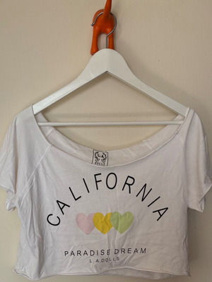 L.A. Dolls top σαν καινούργιο, off shoulder crop καλοκαιρινό