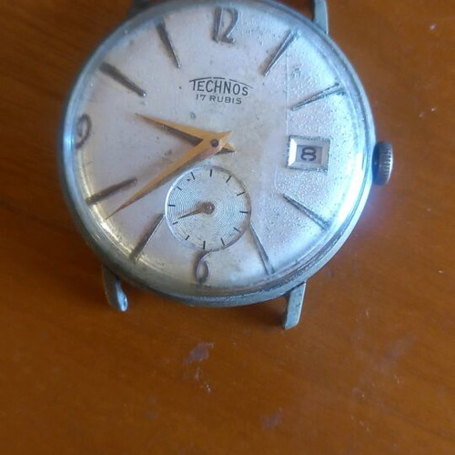Technos wristwatch used with winding problem