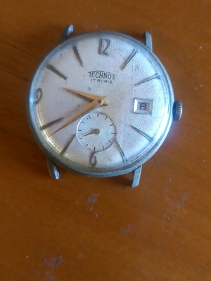 Technos wristwatch used with winding problem