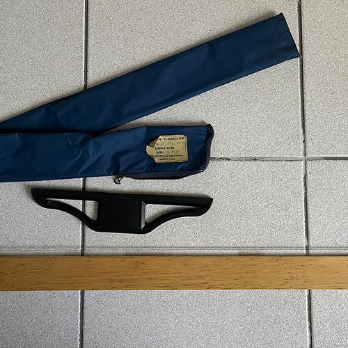 Wooden T-square 80 cm made in Japan like new
