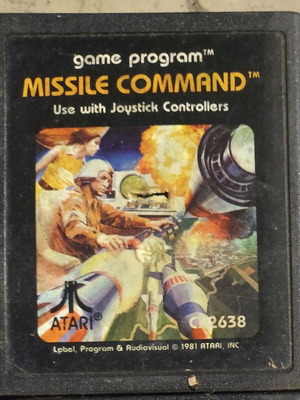 Atari 2600 παιχνίδι Missile Command μεταχειρισμένο
