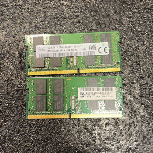 32GB DDR4 SK-Hynix PC4-2666V RAM like new, 2x16GB SO-DIMM
