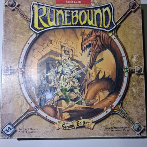 Runebound 2nd Edition board game used