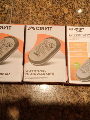 Crivit Outdoor-Handwärmer 2-in-1 rechargeable hand warmer and power bank