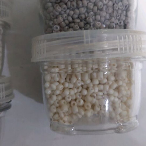 Seed Beads Set like new, various colors with storage containers