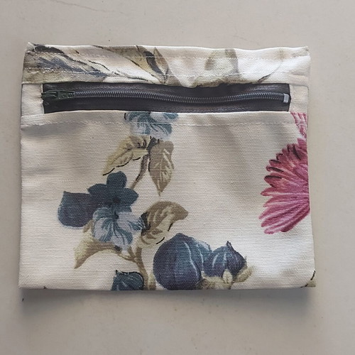 Handmade wallet-neseser made of cotton fabric